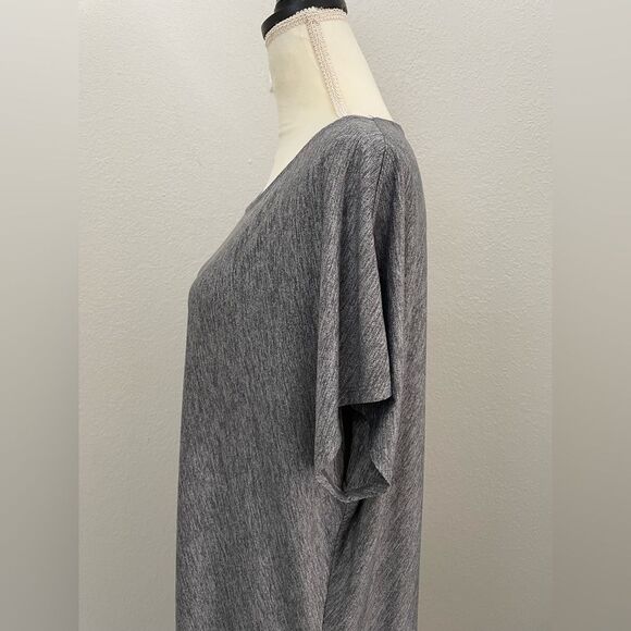 ATHLETA Sunlover Hilo UPF Asymmetrical Athleisure Dress in Heather Gray Medium - Picture 7 of 11